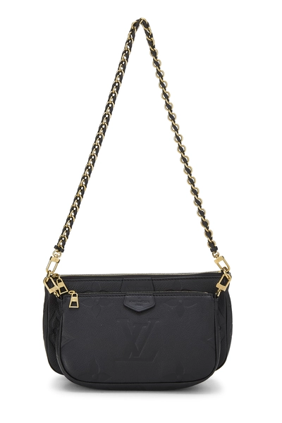Louis Vuitton Black Monogram GIant Empreinte Multi Pochette Accessoires — photo 1