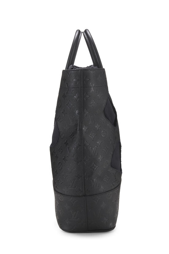 COMME DES GAR&Ccedil;ONS x Louis Vuitton Black Monogram Empreinte Bag with Holes MM, , large image number 2