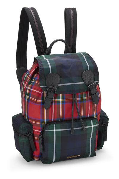 Multicolor Nylon Rucksack Backpack , , large