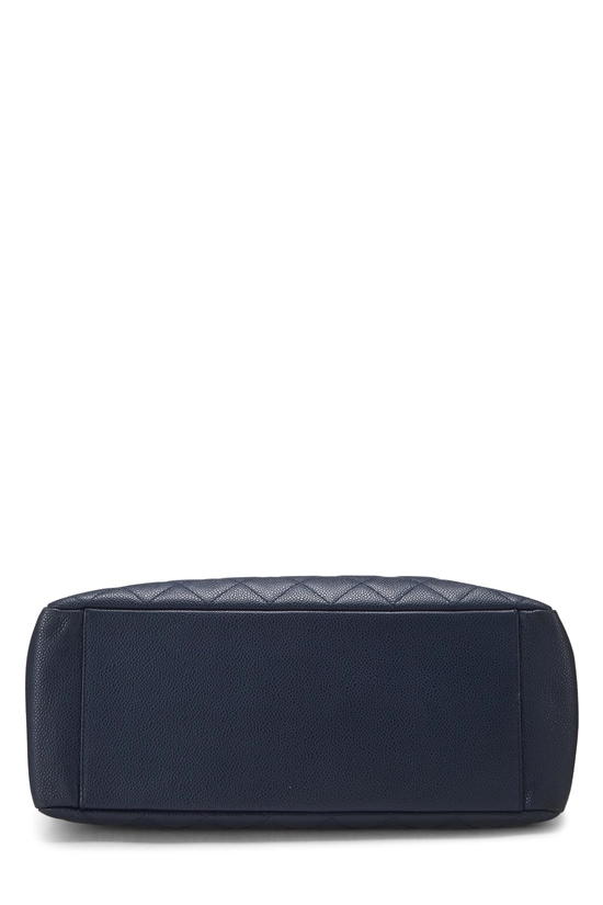Navy Quilted Caviar Grand Shopping Tote (GST), , large image number 4