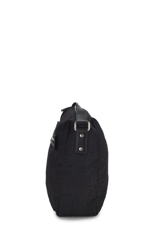 Black Zucchino Nylon Messenger Bag, , large image number 2