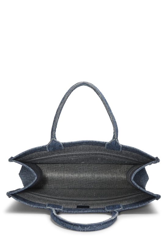 Blue Oblique Denim Book Tote Large, , large image number 5