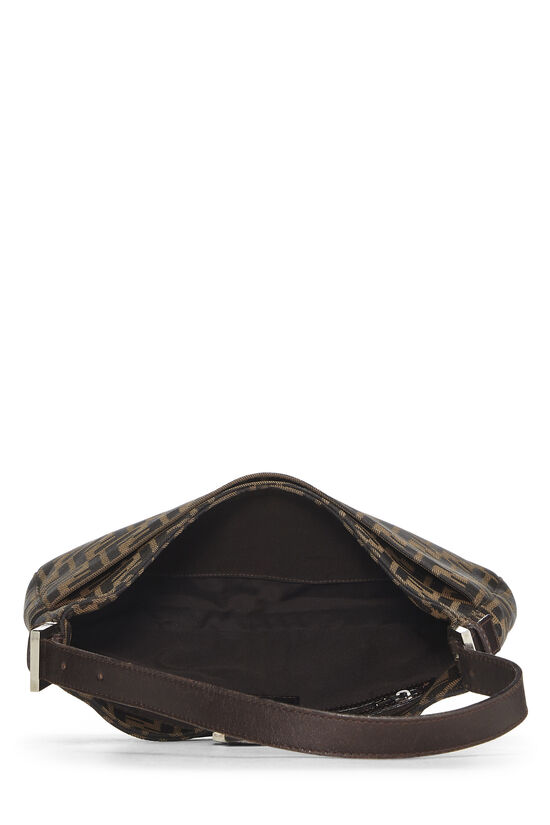 Brown Zucca Canvas Shoulder Bag, , large image number 5