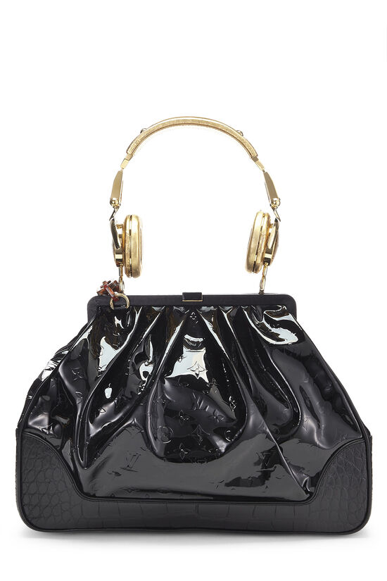 Louis Vuitton Belt Bag Shoulder Bag Crossbody Vernis Patent Black