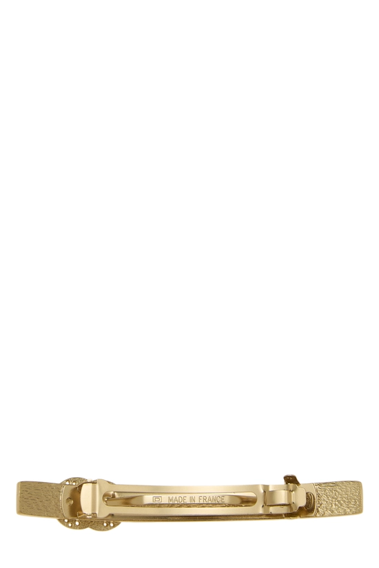 Gold Logo Barrette, , large image number 1