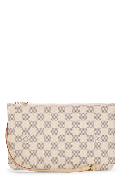 Damier Azur Neverfull Pouch MM NM