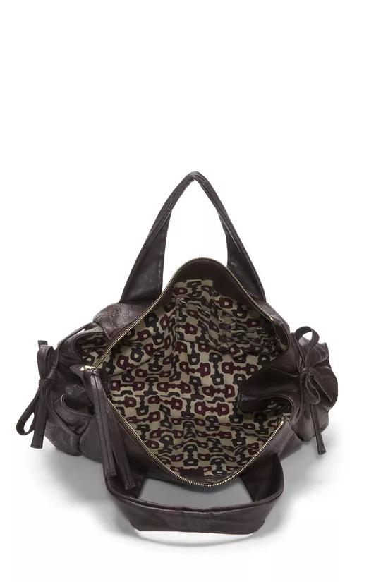 Brown Guccissima Hysteria Tote Large, , large image number 5