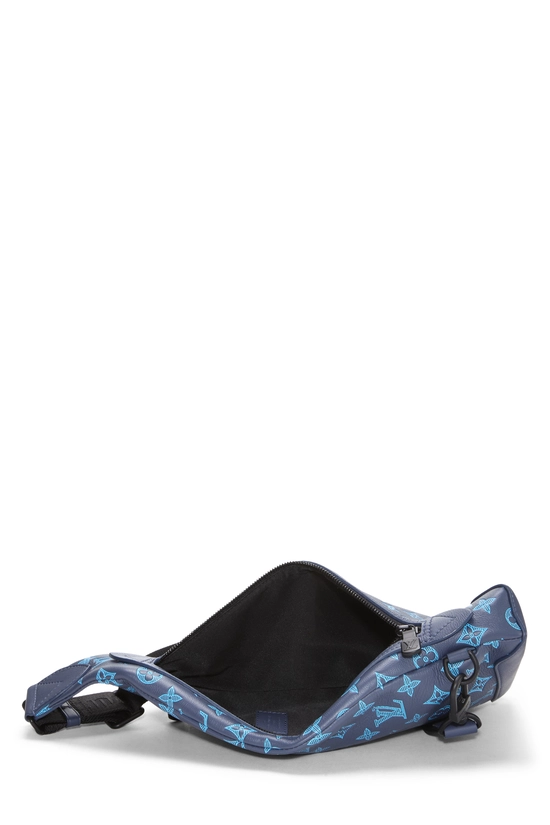 Blue Monogram Shadow Discovery Bumbag, , large image number 5