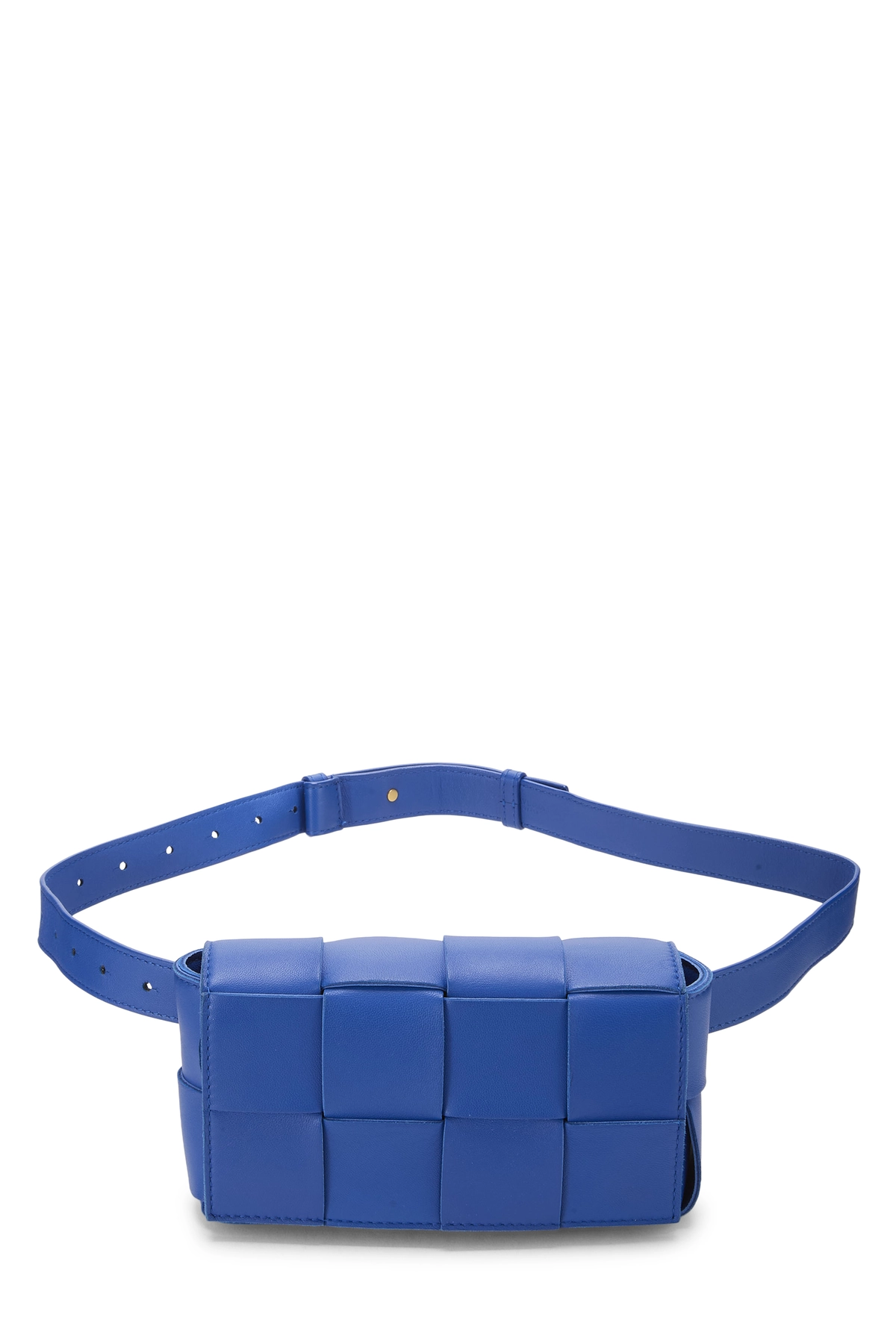 Bottega Veneta Blue Maxi Intrecciato Cassette Belt Bag Mini