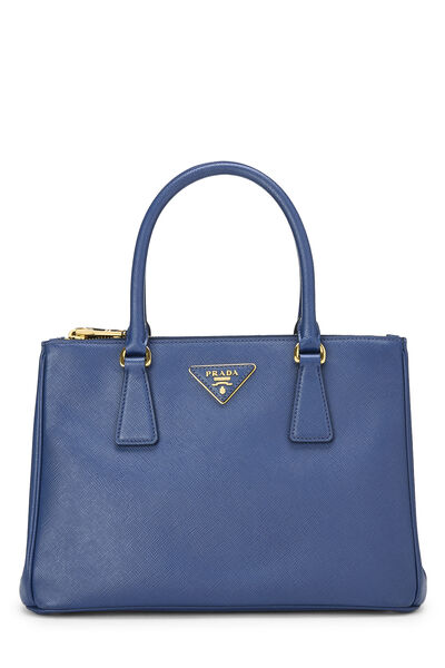 Blue Saffiano Galleria Tote Small