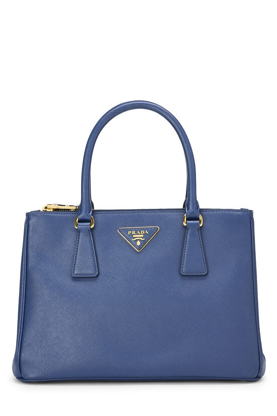 Blue Saffiano Galleria Tote Small, , large image number 0