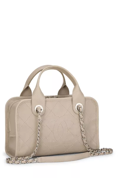 Beige Caviar Deauville Bowler, , large