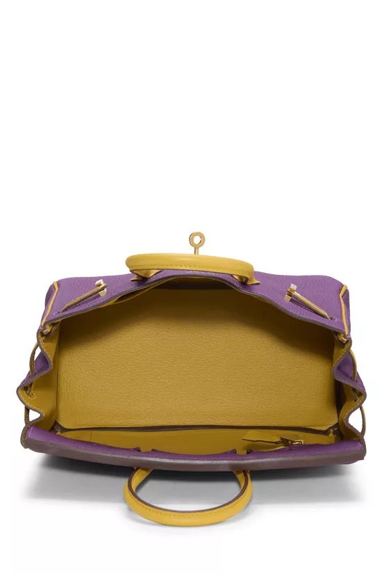 Anemone & Jaune Ambre Horseshoe Birkin 25 Special Order, , large image number 5