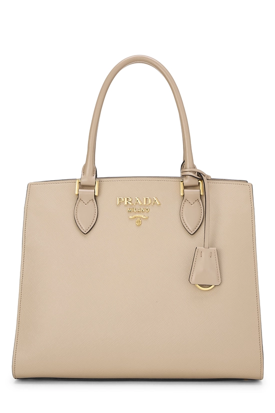 Beige Saffiano Convertible Handbag, , large image number 0