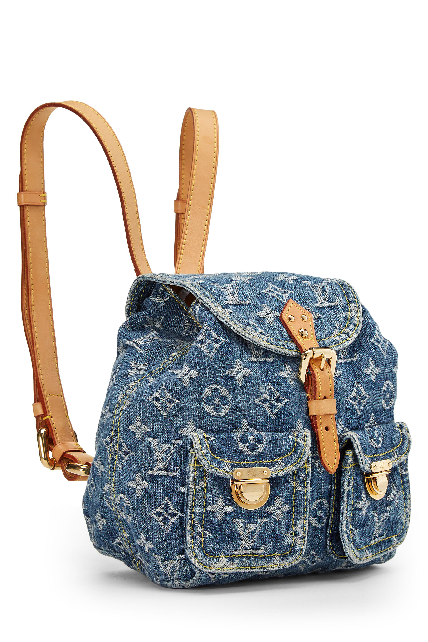Louis Vuitton Blue Monogram Denim Sac a 