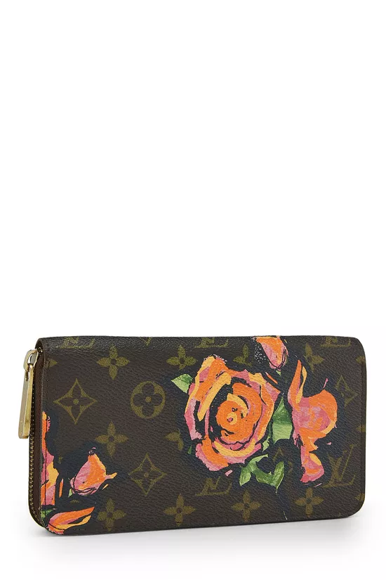 Stephen Sprouse x Louis Vuitton Monogram Roses Zippy Wallet, , large image number 1