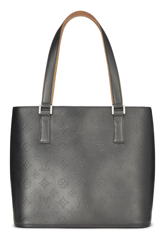 Grey Monogram Vernis Mat Stockton, , large image number 0