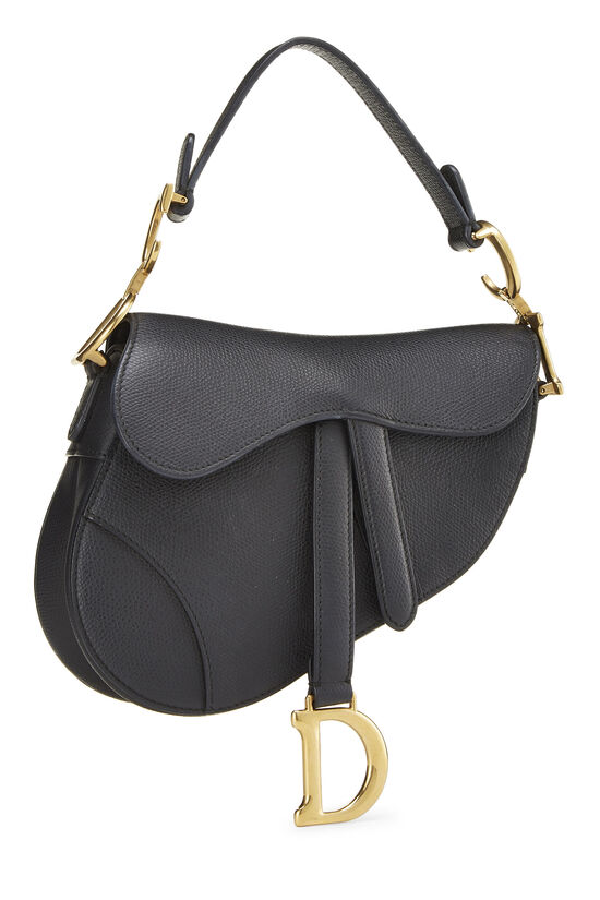 Black Leather Saddle Bag Mini, , large image number 2