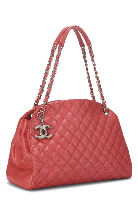 Orange Quilted Caviar Just Mademoiselle Bowler, , large image number 1