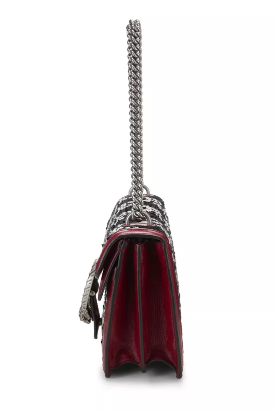 Multicolor GG Tweed Dionysus Shoulder Bag, , large image number 2