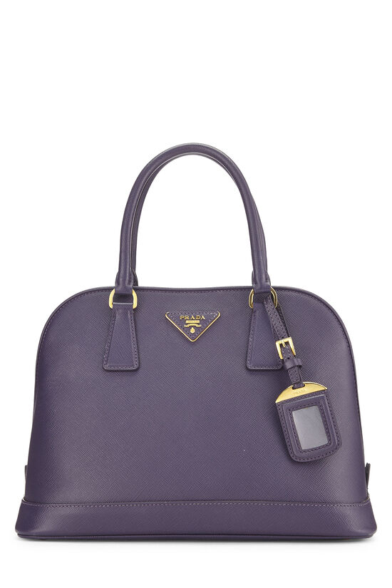 Purple Saffiano Dome Tote, , large image number 0