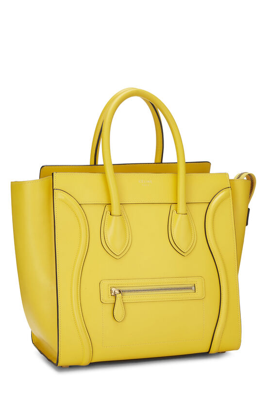 Yellow Smooth Calfskin Luggage Mini, , large image number 1