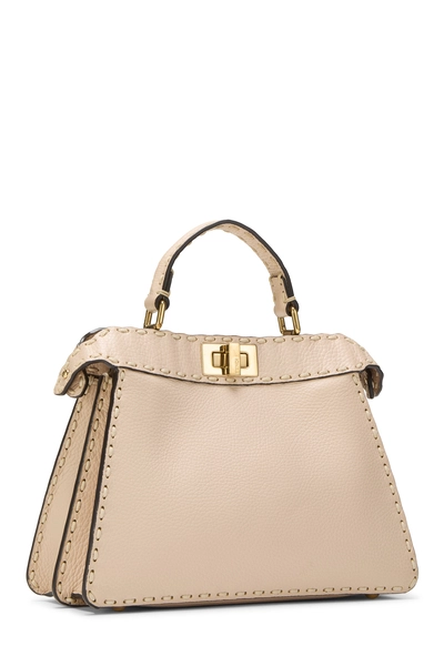 Fendi Beige Leather Peekaboo ISeeU Small — photo 2