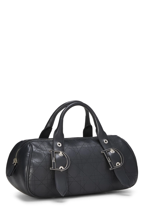 Black Calfskin D Buckle Bowling Bag, , large image number 1