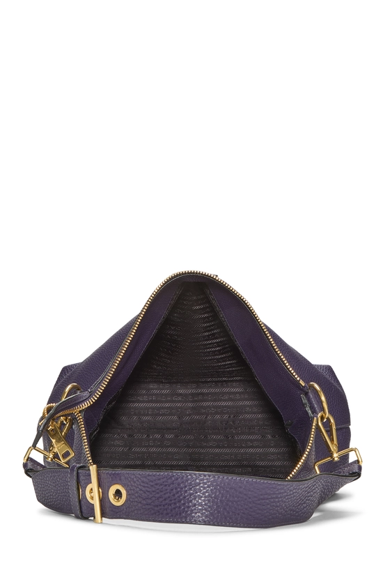 Purple Vitello Daino Hobo, , large image number 5
