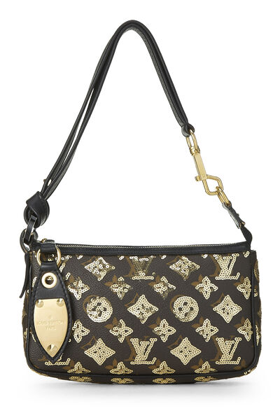 Gold Monogram Eclipse Pochette Accessoires