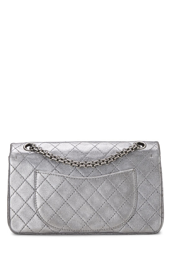 Chanel Silver Lambskin Lucky Charms Shoulder Bag Reissue 225 Q6B4PJ1IVB000