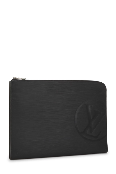 Louis Vuitton Black Epi Pochette Jour GM — photo 2