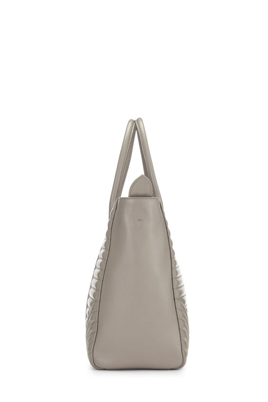Grey Calfskin Diagramme Convertible Tote, , large image number 2