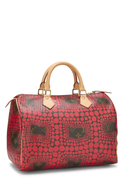 Yayoi Kusama x Louis Vuitton Red Monogram Dots Infinity Speedy 30, , large