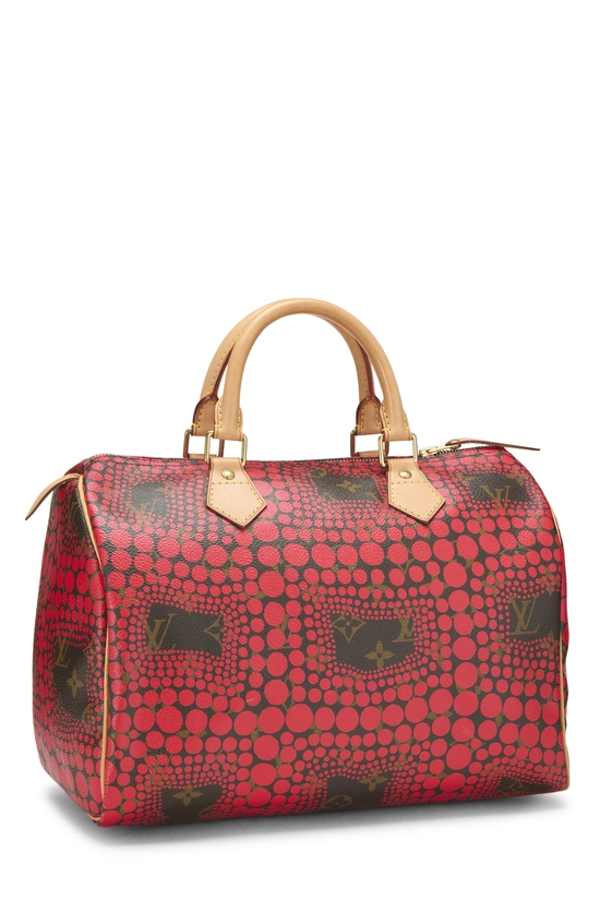 Yayoi Kusama x Louis Vuitton Red Monogram Dots Infinity Speedy 30, , large image number 1
