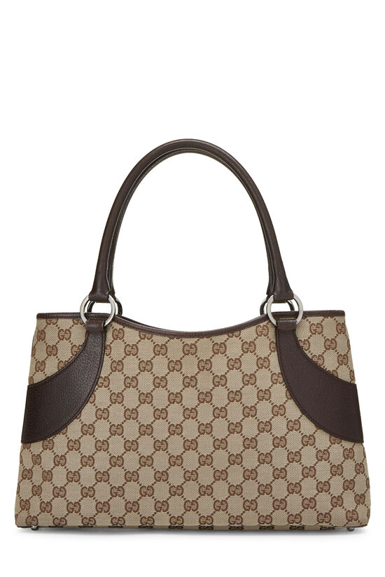 Brown Original GG Canvas Tote, , large image number 3