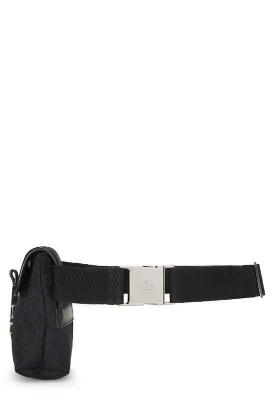 Black Original GG Canvas Buckle Flap Belt Bag Small, , large image number 3
