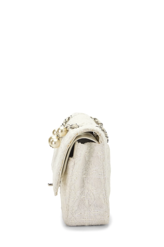 White Tweed Double Flap Medium, , large image number 2