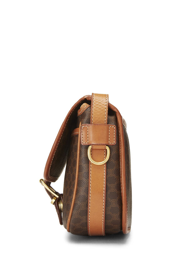 Brown Coated Canvas Macadam Shoulder Bag, , large image number 2