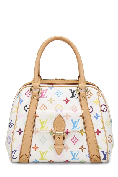 Louis Vuitton Takashi Murakami x Louis Vuitton White Monogram Multicolore Priscilla