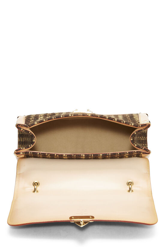 Louis Vuitton Monogram Tweedy Zip Shoulder Bag QJBGZP4F0B001