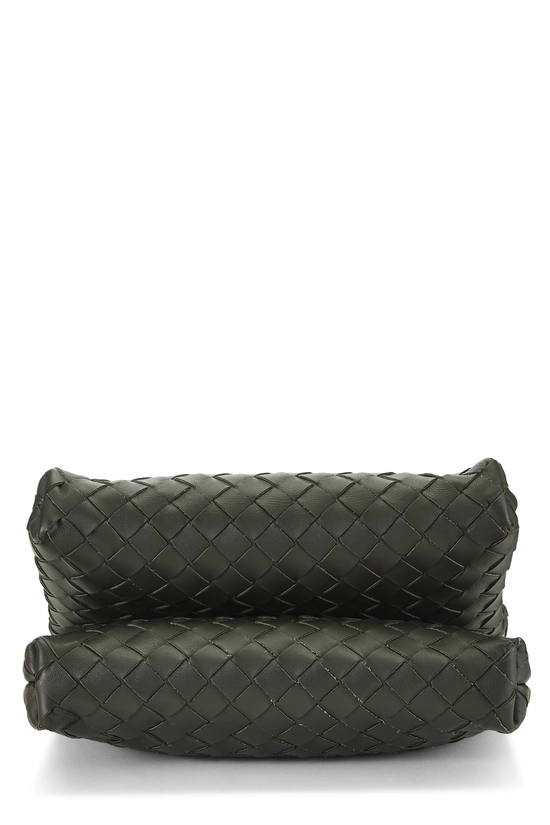 Green Intrecciato Leather Duo Crossbody Bag, , large image number 4