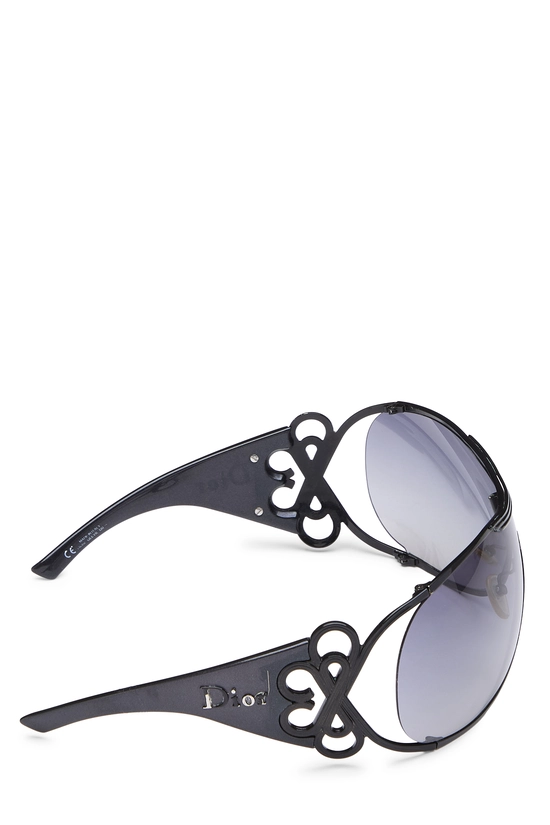 Black Acetate Diori Sunglasses, , large image number 2