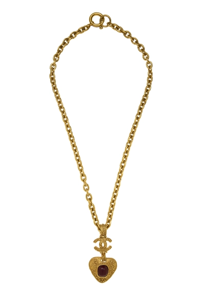 Gold Gripoix Filigree Necklace