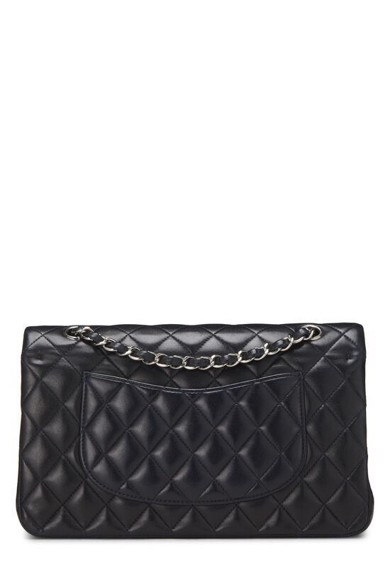 Black Quilted Lambskin Classic Double Flap Medium, , large image number 3