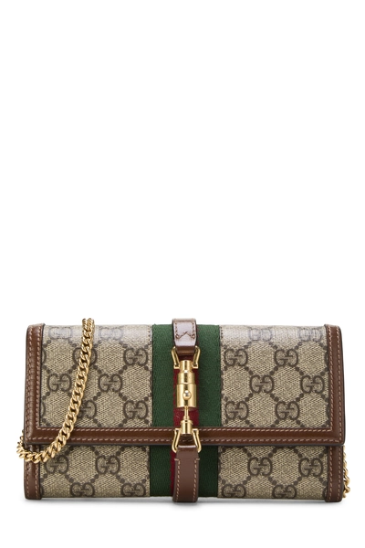 Gucci Original GG Supreme Jackie 1961 Wallet On Chain (WOC)