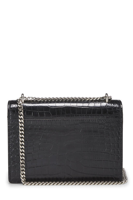 Black Embossed Sunset Wallet On Chain (WOC), , large image number 3
