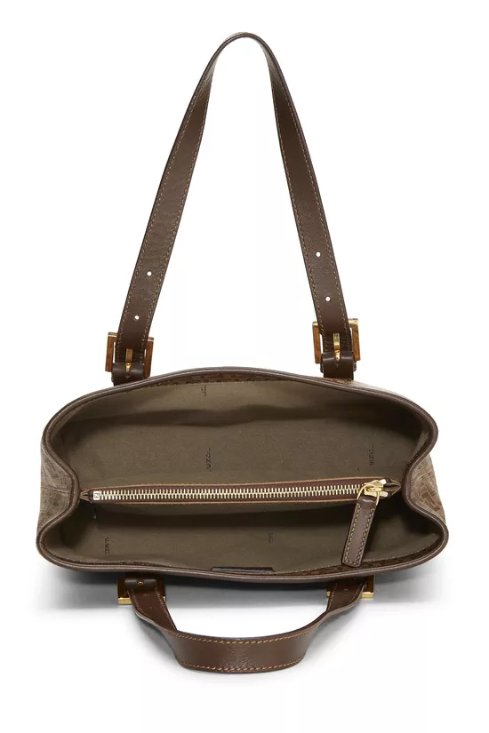 Brown Zucchino Coated Canvas Tote Small, , large image number 5