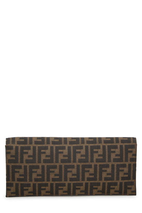 Brown Zucca Canvas Clutch, , large image number 3