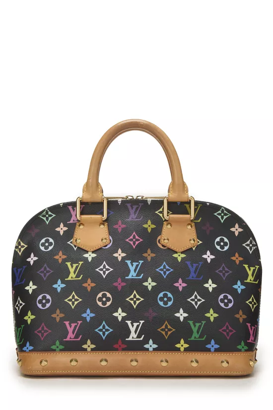 Takashi Murakami x Louis Vuitton Black Monogram Multicolore Alma PM, , large image number 3